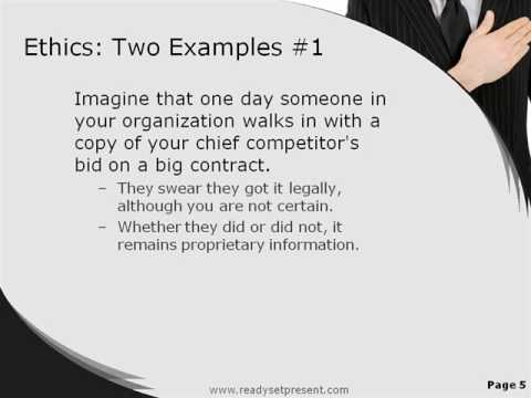examples of ethics